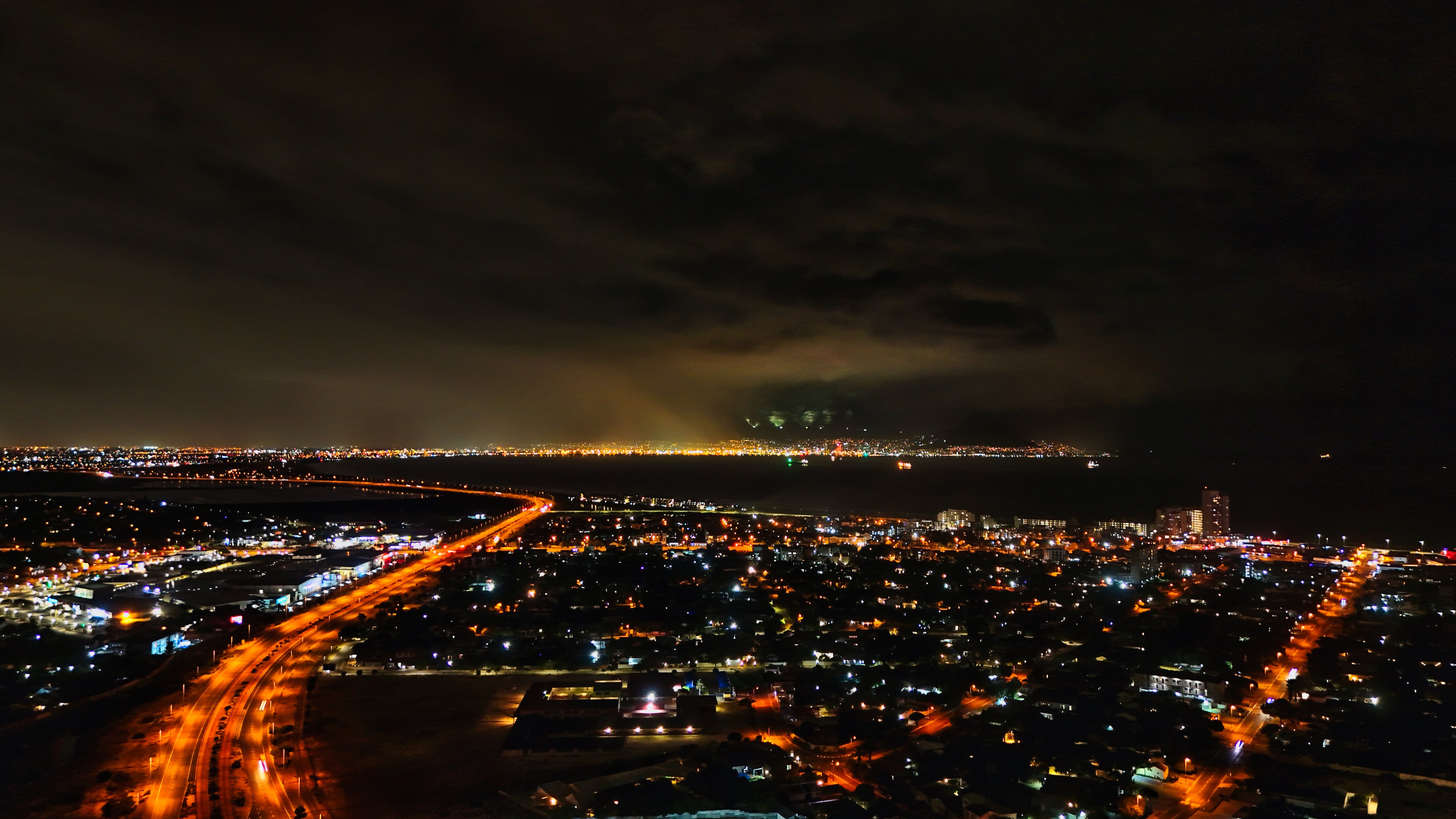 Night View of Big Bay & Bloubergstrand